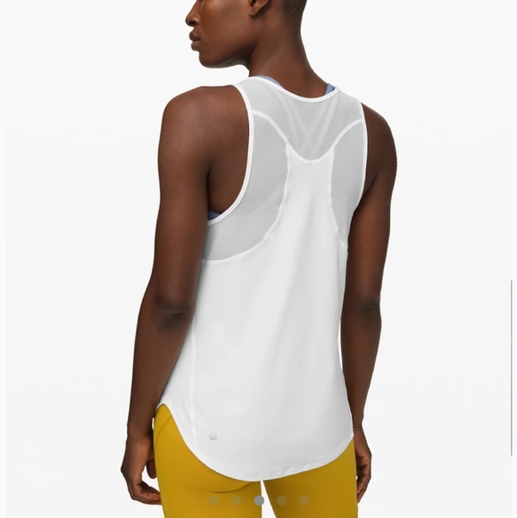 lululemon athletica Tops - Lululemon White Sculpt Tank II